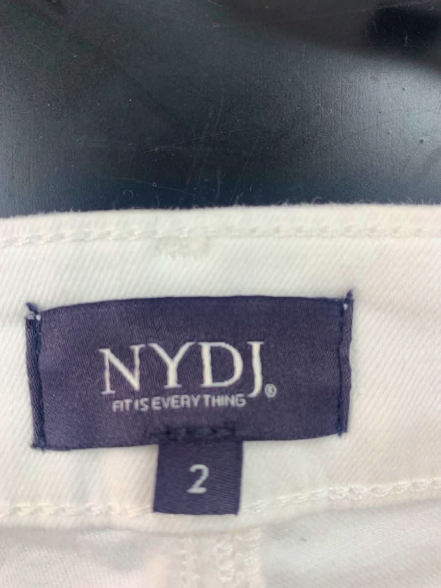 NYDJ White Marilyn Straight Ankle Jeans size UK 6 - Reliked