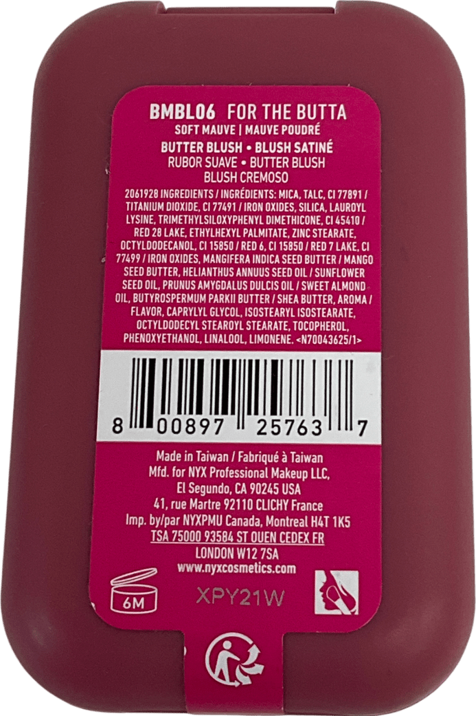 NYX Buttermelt Blush Butta Together For The Butta 5g - Reliked