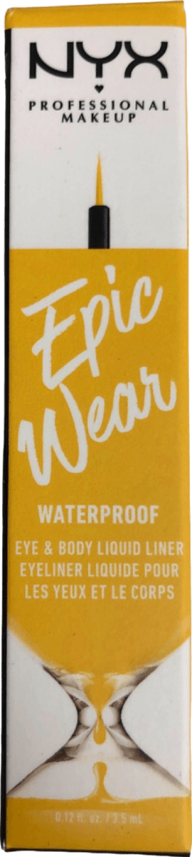 NYX Epic Wear Waterproof Eye & Body Liquid Liner Yellow 3.5 ml - Reliked