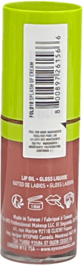 NYX Fat Oil Lip Drip Lip Gloss Splash Of Cream 4.8ml - Reliked