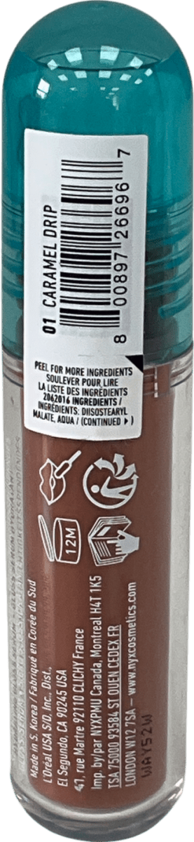 NYX Lip Iv Hydrating Gloss Stain 01 5ml - Reliked