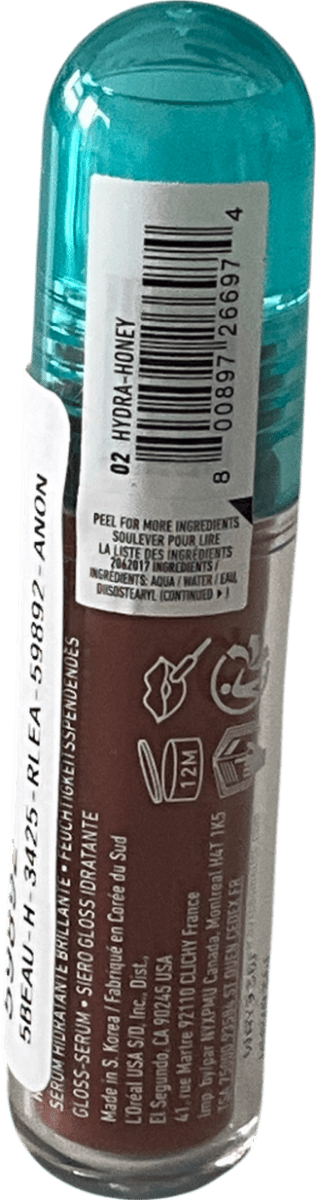 NYX Lip Iv Hydrating Gloss Stain 02 5ml - Reliked