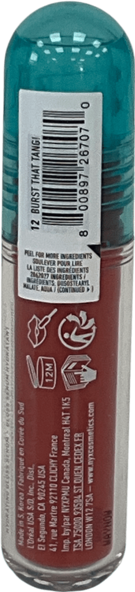 NYX Lip Iv Hydrating Gloss Stain 12 5ml - Reliked