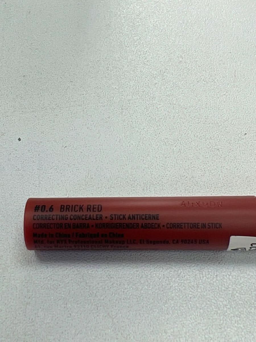 NYX Professional Makeup Pro Fix Stick Correcting Concealer Brick Red 1.69g - Reliked