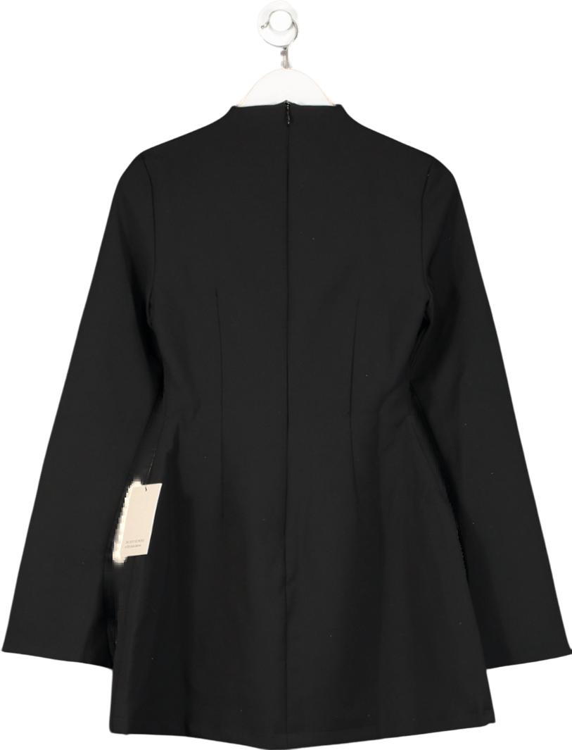 oddmuse Black The Ultimate Muse Split Sleeve Mini Dress UK XS - Reliked