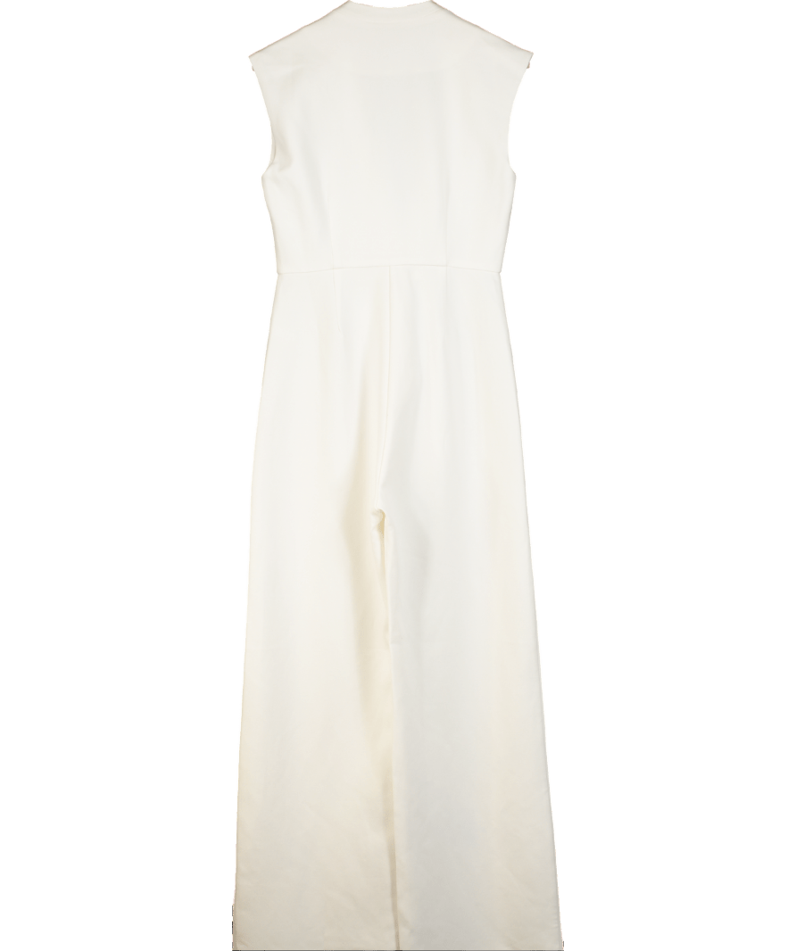 oddmuse Cream The Ultimate Muse Sleeveless Jumpsuit UK M - Reliked