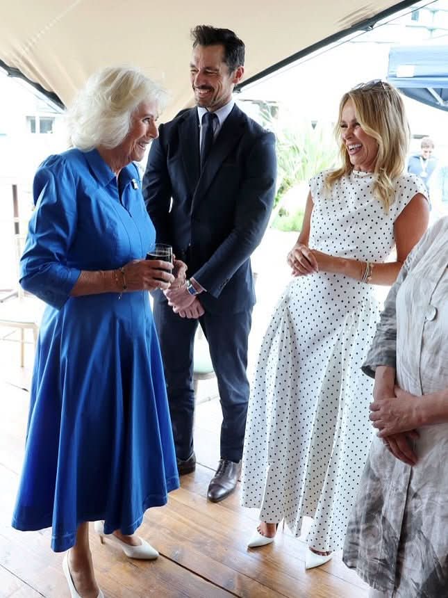 Oddmuse White / Black Polka dot Cap Sleeve Midi Dress UK S - Reliked