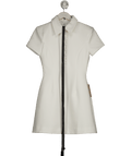 Oddmuse White Cap Sleeve Mini Dress UK S - Reliked