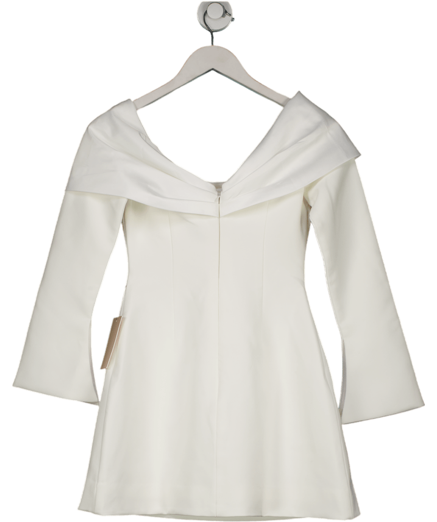 oddmuse White The Ultimate Muse Bow Mini Dress UK XS - Reliked