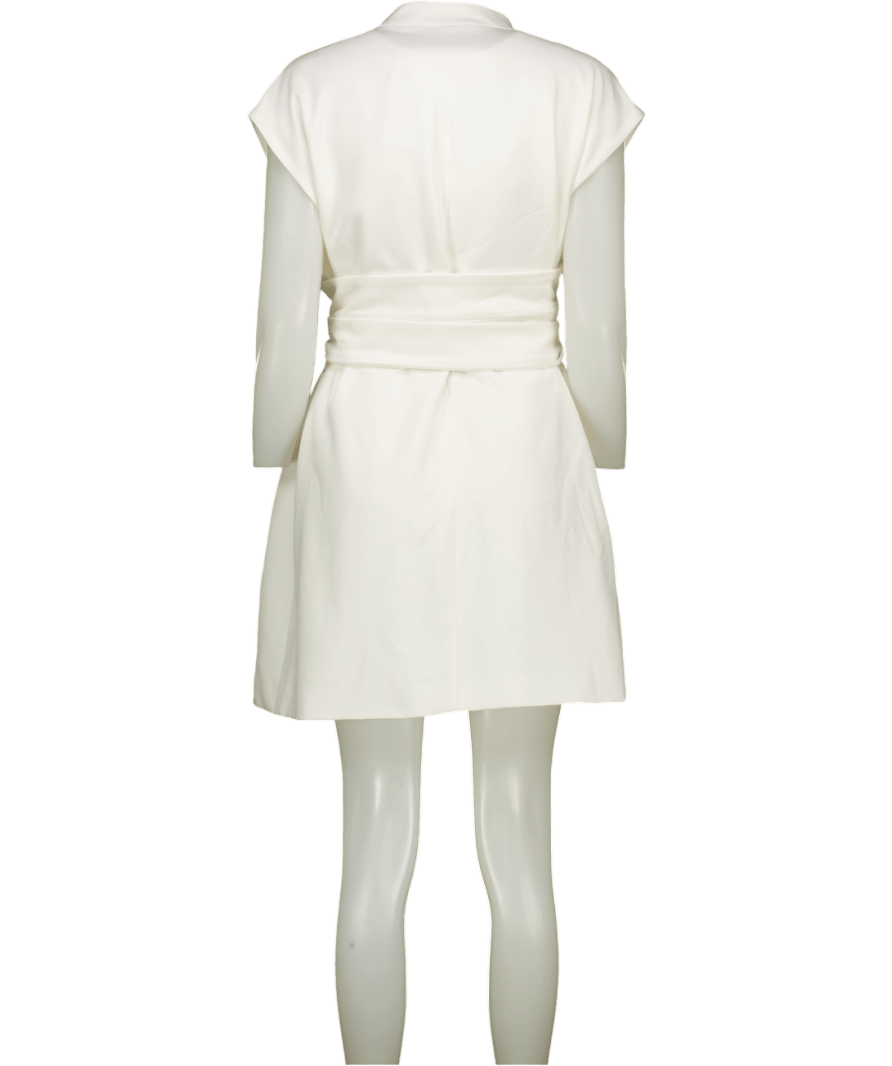 Oddmuse White The Ultimate Muse Sleeveless Dress With Additional Belts UK XXL - Reliked