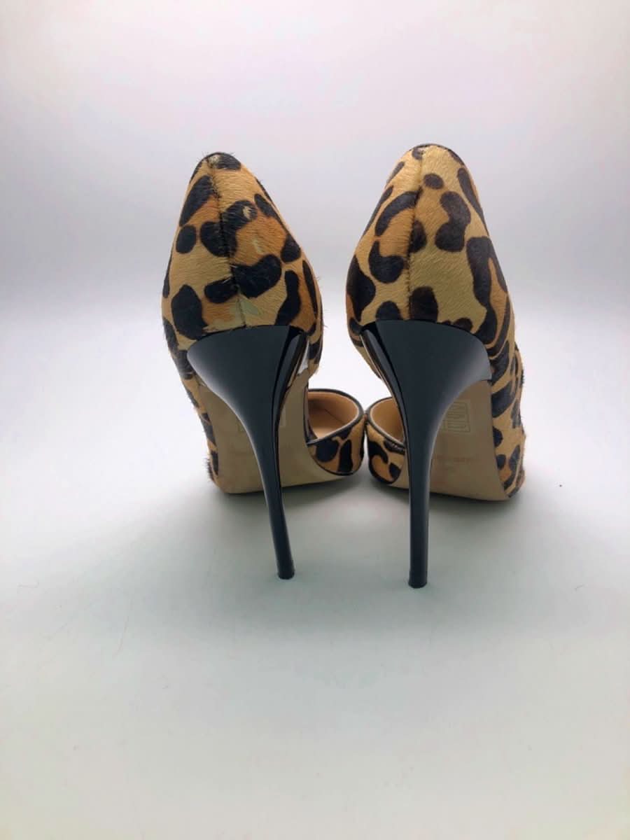 Office Leopard Print High Heel Shoes EU 39 - Reliked