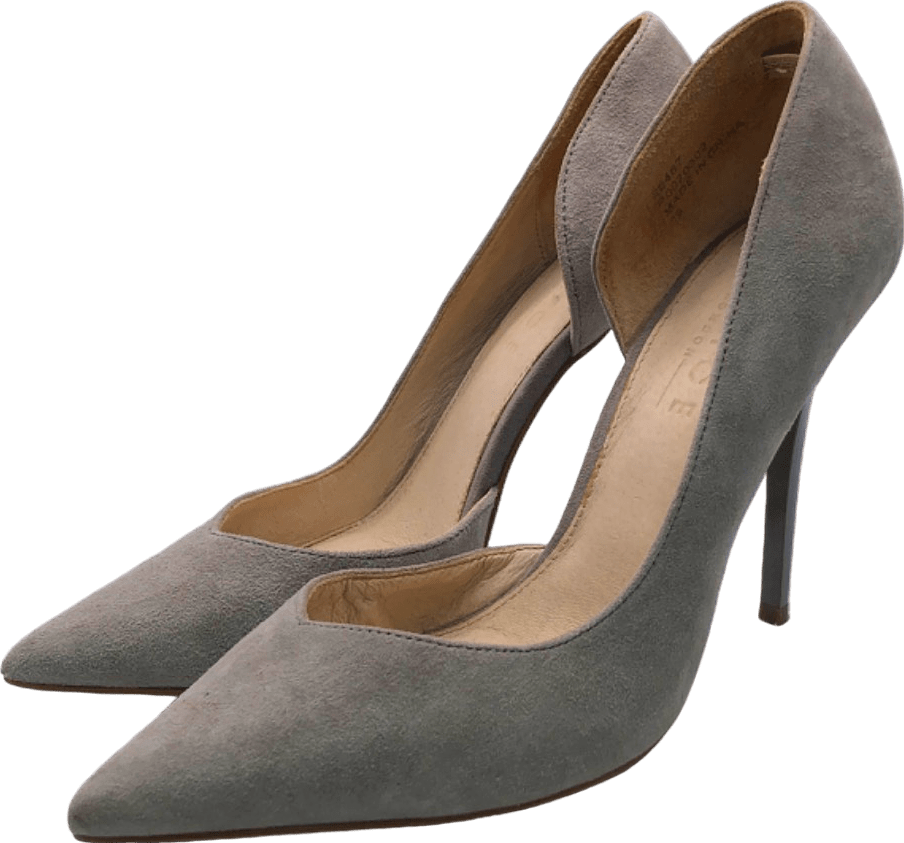Office London Grey High Heel D'Orsay Pumps EU 39 - Reliked