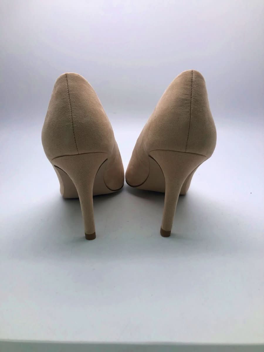 OFFICE Nude Graduate Point Court Suede Heels UK 6 - Reliked