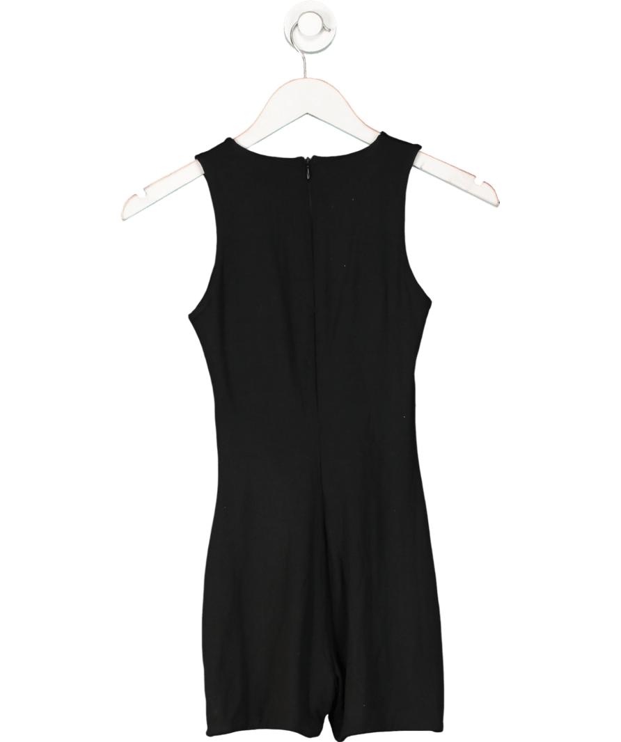 Oh Polly Black Sleeveless Tank Style Unitard UK 8 - Reliked