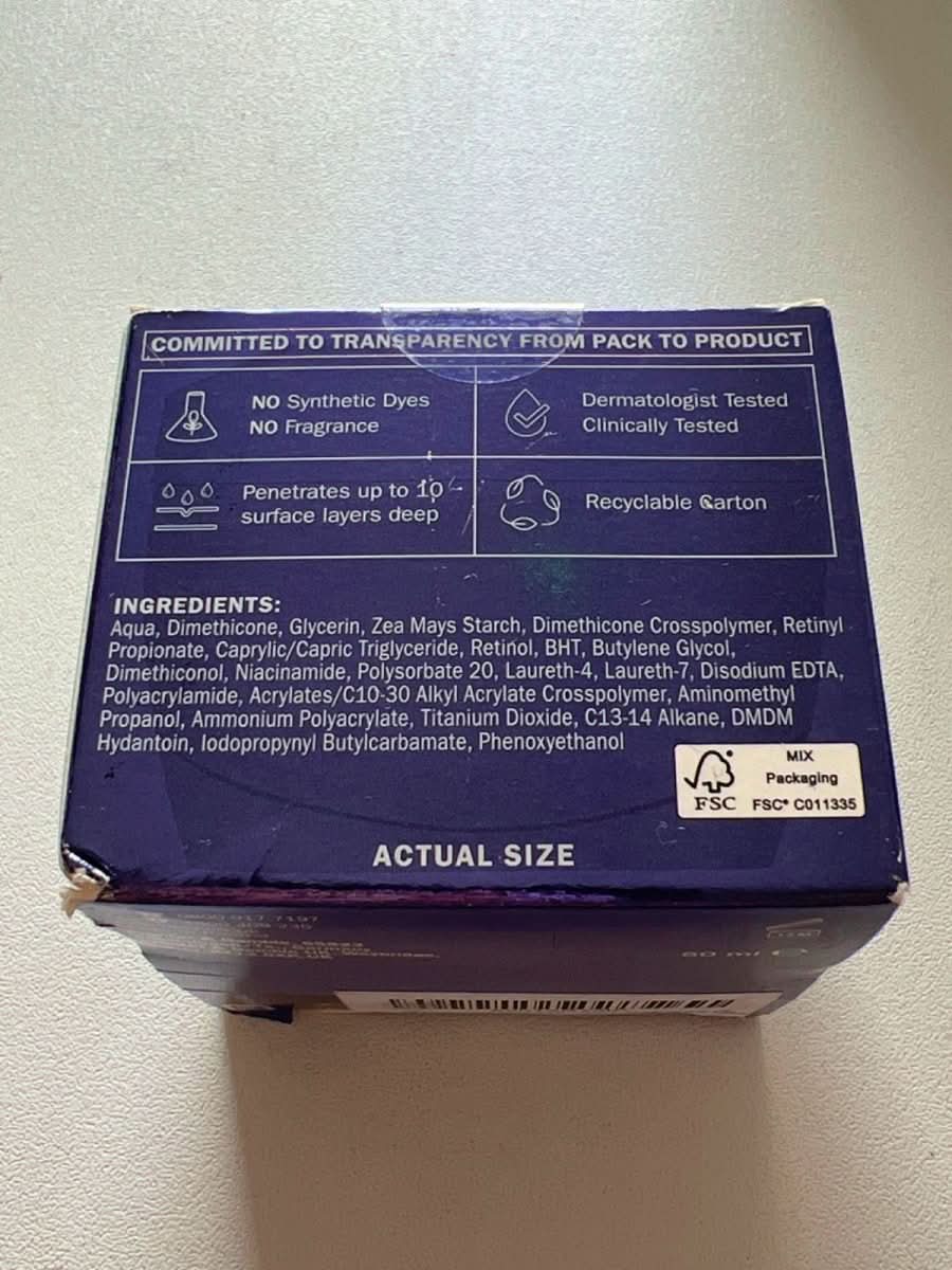 Olay Retinol 24 Night Cream Fragrance Free 50ml - Reliked