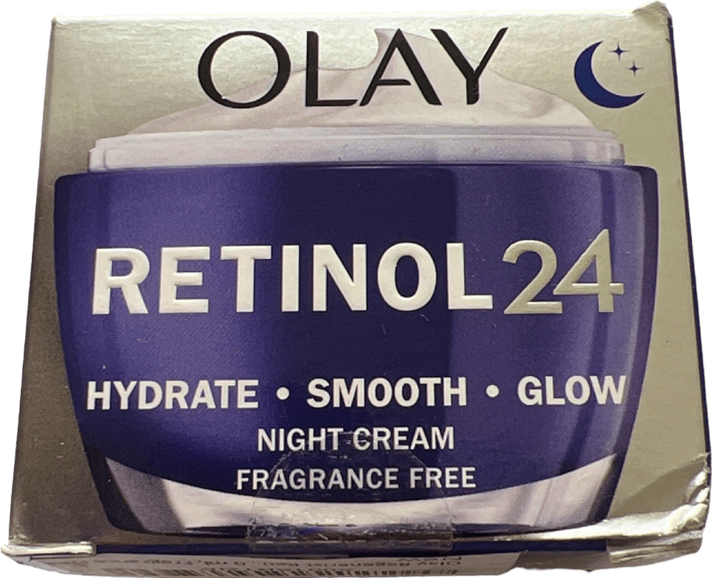 Olay Retinol 24 Night Cream Fragrance Free 50ml - Reliked