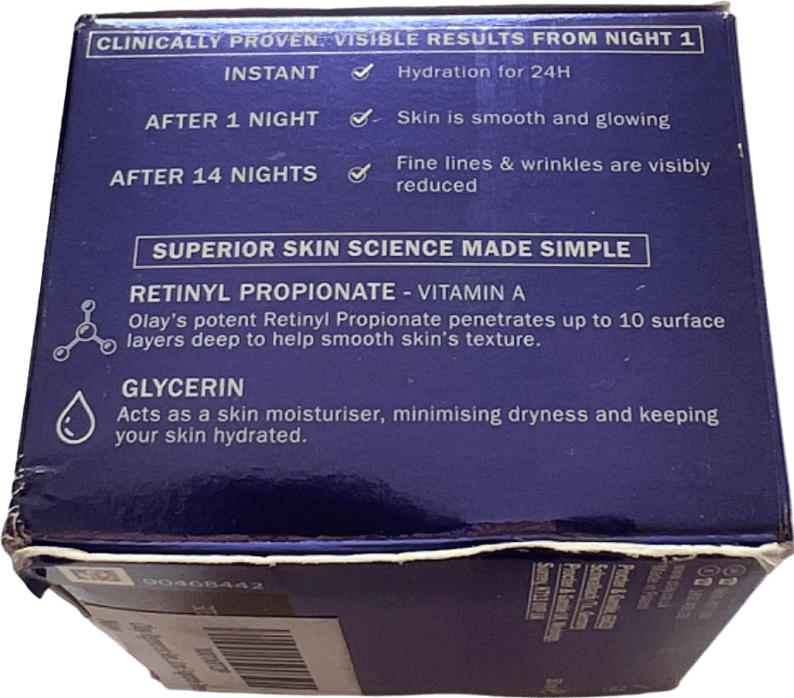 Olay Retinol 24 Night Cream Fragrance Free 50ml - Reliked