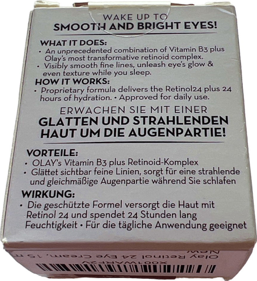 Olay Retinol24 Night Eye Cream 15 ml - Reliked