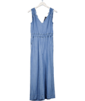 Oliver Bonas Blue Sleeveless Light Wash Jumpsuit UK 8 - Reliked