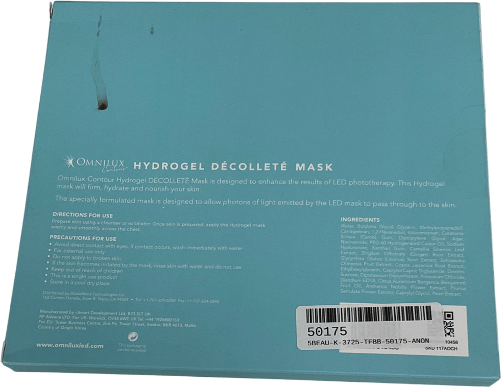 omnilux Hydrogel Facial Mask 3 Pack X3 - Reliked