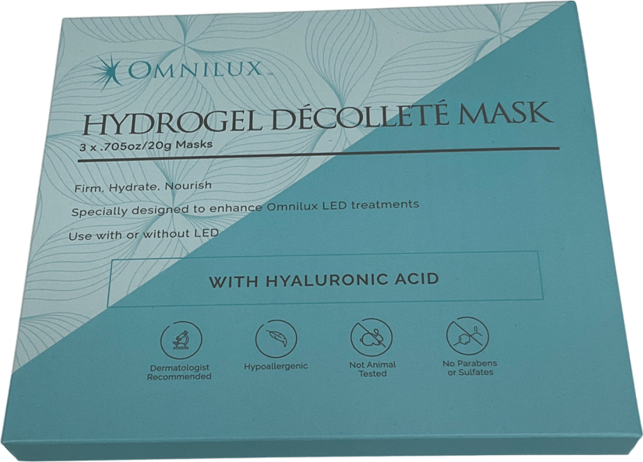 omnilux Hydrogel Facial Mask 3 Pack X3 - Reliked