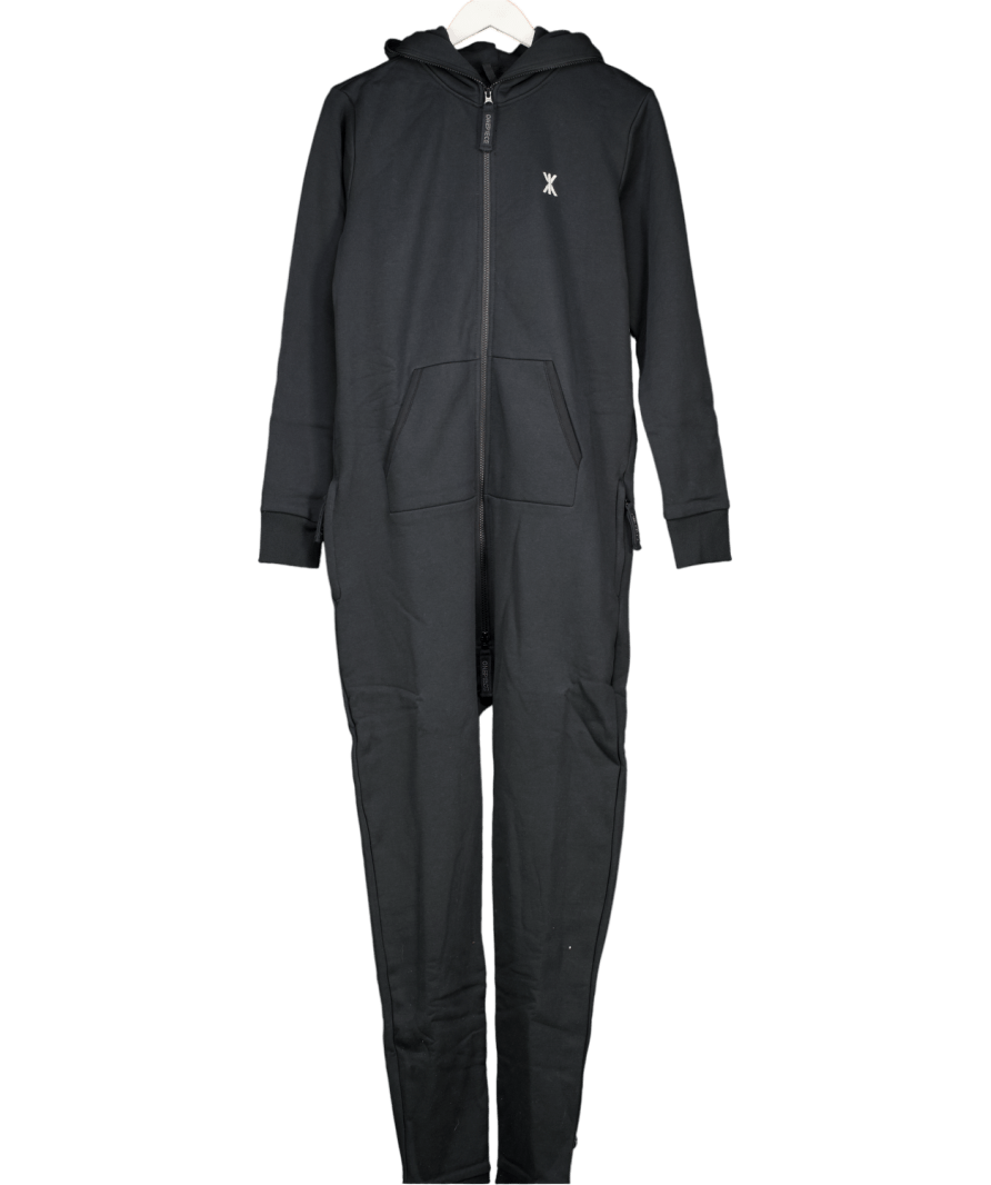 ONEPIECE Black Original Cosy Fleece Lined Onesie 2.0 UK S - Reliked