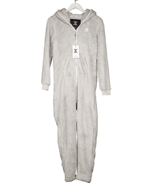 ONEPIECE Grey Supersoft The Puppy Onesie / Jumpsuit UK XXS