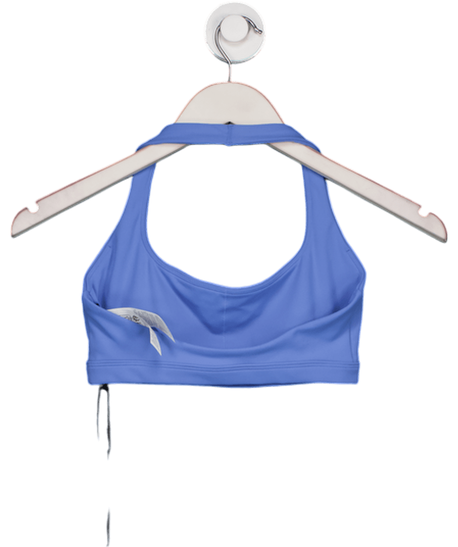 Oner Active Blue Easylift™ Halter Bralette With White Logo UK S - Reliked
