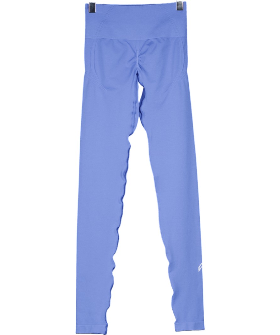Oner Active Blue Effortless Seamless Leggings UK S - Reliked