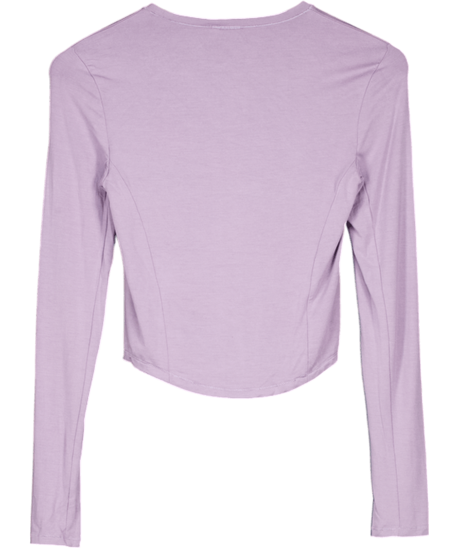 Oner Active Purple Mellow Soft Mid Long Sleeve Top UK S/M - Reliked