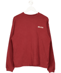 Oner Active Red Oversized Lightweight Long Sleeve Top UK S - Reliked