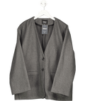 Only Grey Brushed Blazer Coat UK XXL - Reliked