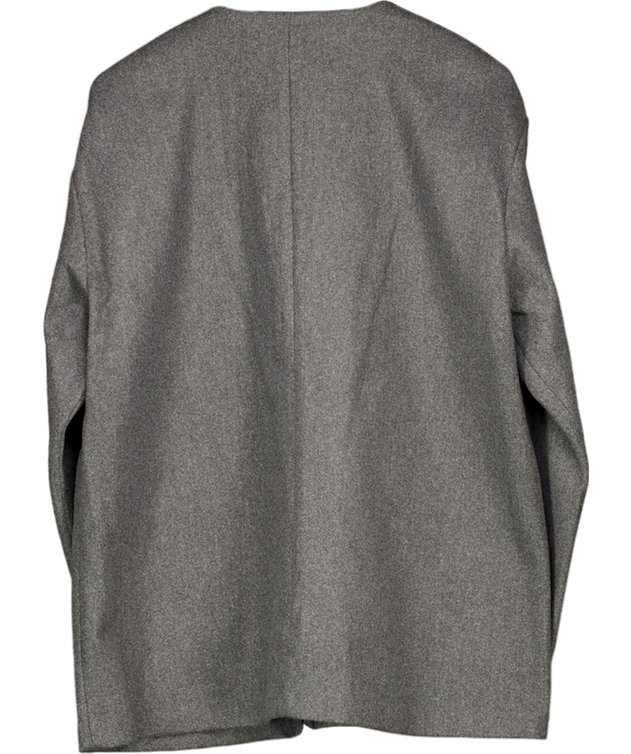 Only Grey Brushed Blazer Coat UK XXL - Reliked