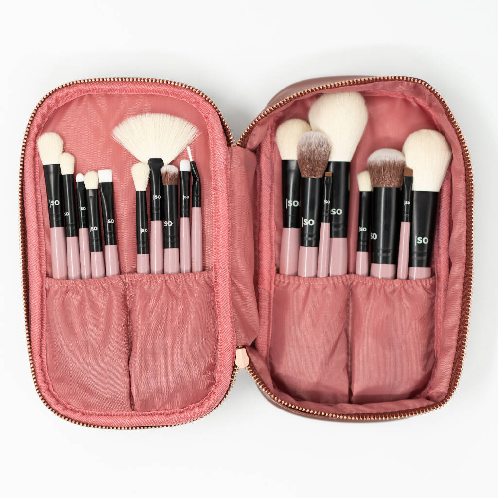 So Beauty Stuff "So Complete" Luxury Vegan & Cruelty Free 18pc Everyday Makeup Brush Set