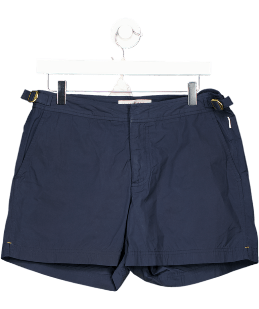 Orlebar Brown Blue Bulldog Cotton Twill Shorts W31 - Reliked