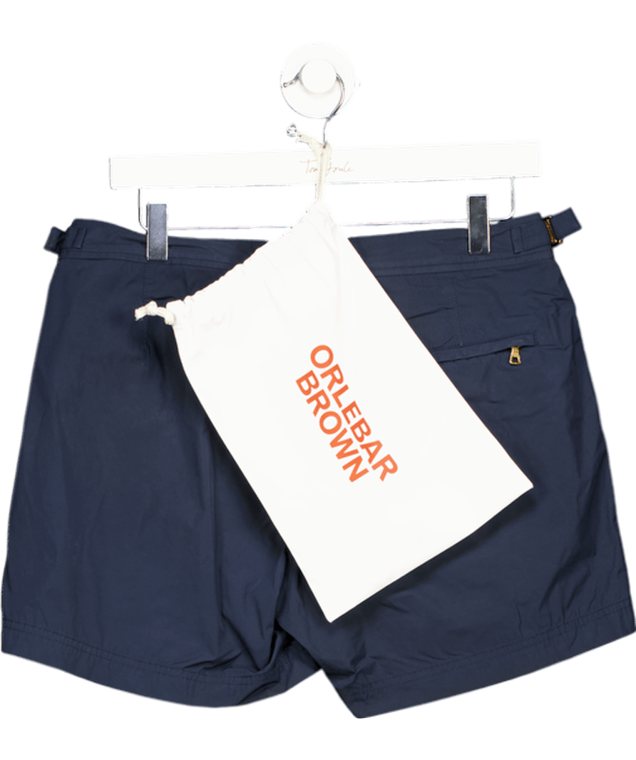 Orlebar Brown Blue Bulldog Cotton Twill Shorts W31 - Reliked