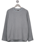 Orlebar Brown Grey Towelling Long Sleeve Sweatshirt UK S - Reliked