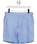 Orlebar Brown Light Blue Linen Shorts W32 - Reliked