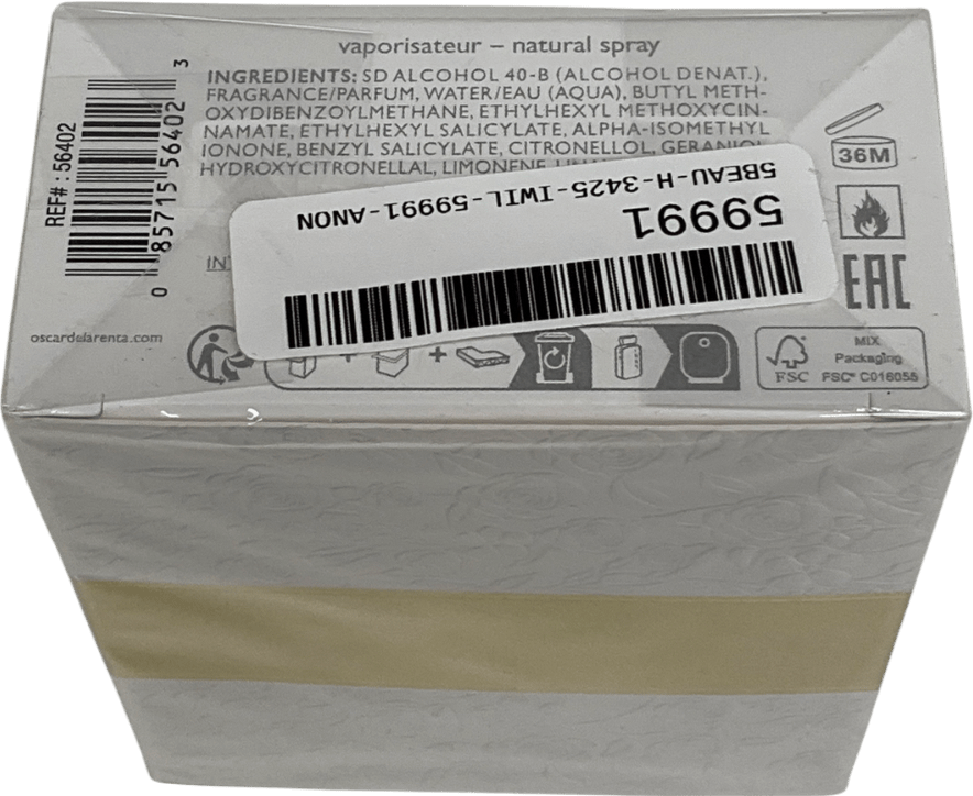 Oscar de la Renta Bella Blanca Eau De Parfum Bella Blanca 30ml - Reliked