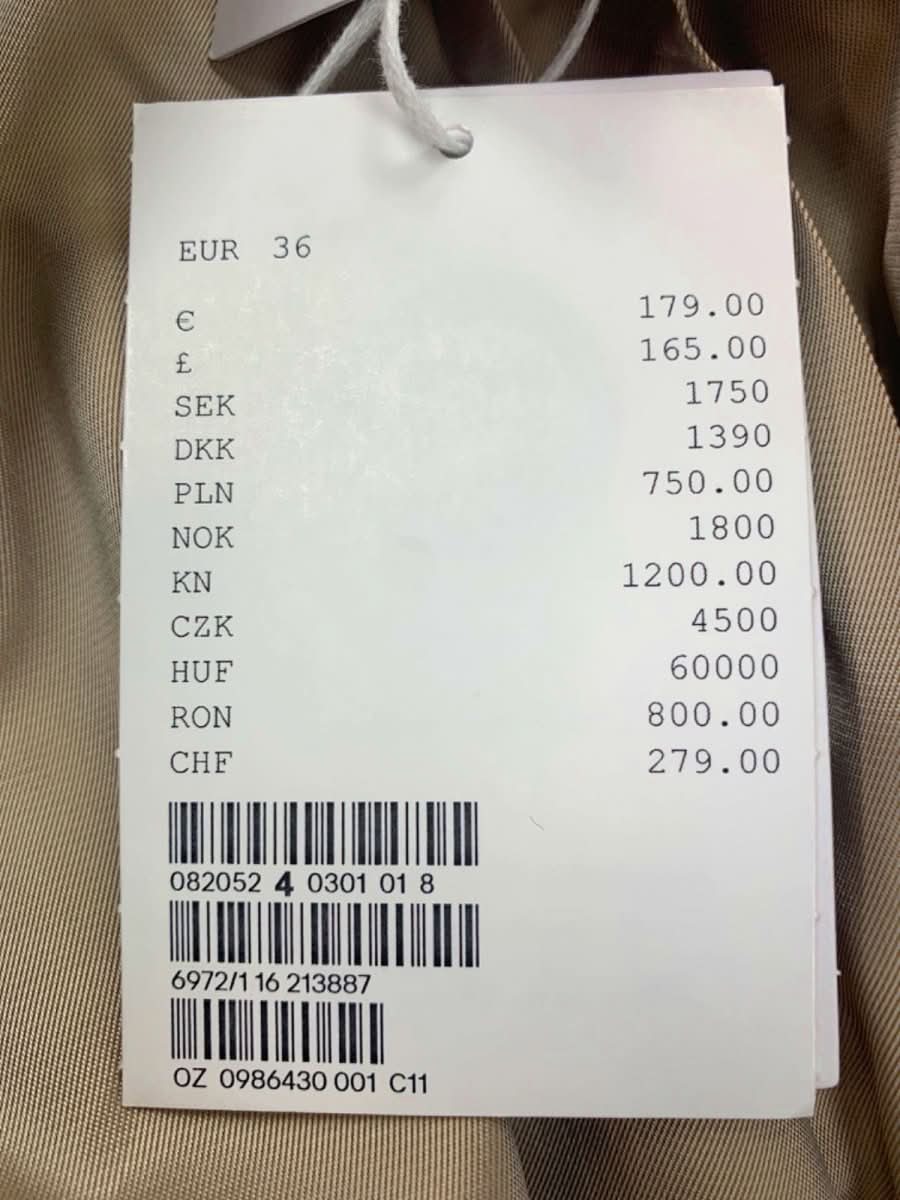 & Other Stories Beige Wool Blend Blazer EUR 36 UK 8 - Reliked