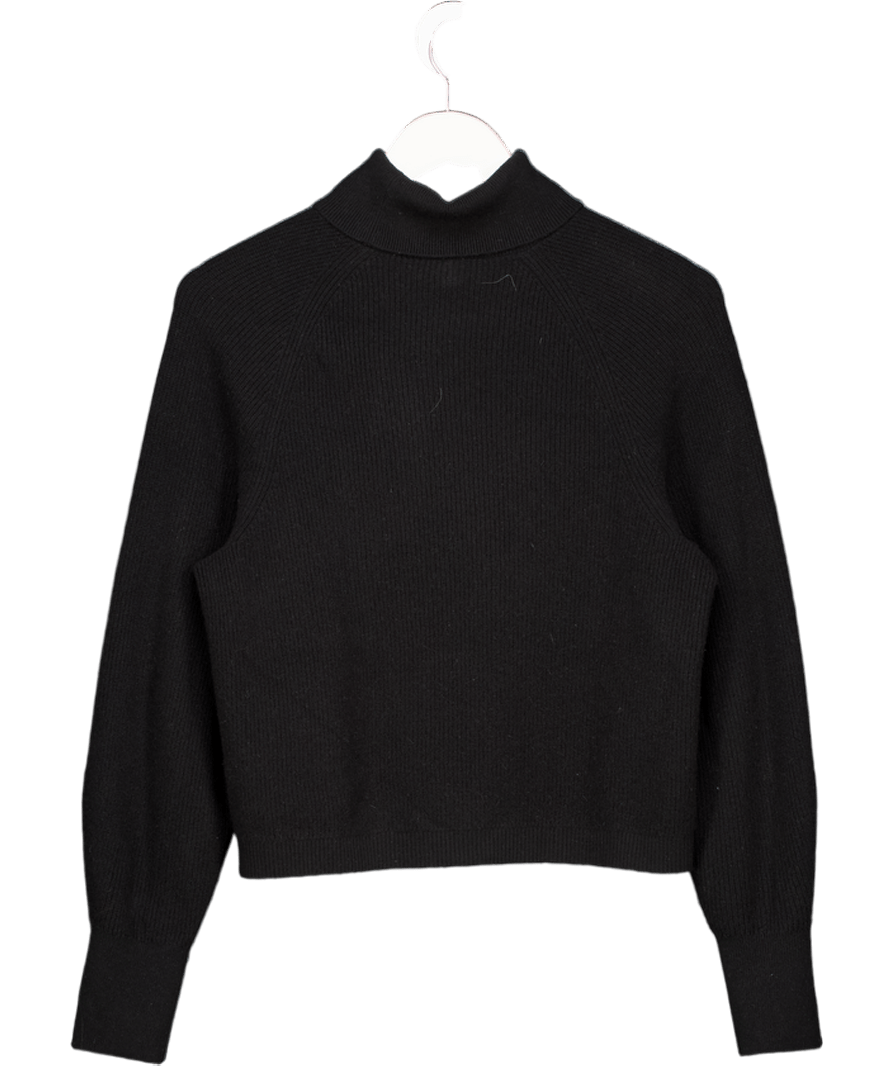 & Other Stories Black 100% Cashmere Turtleneck Sweater UK XS - Reliked