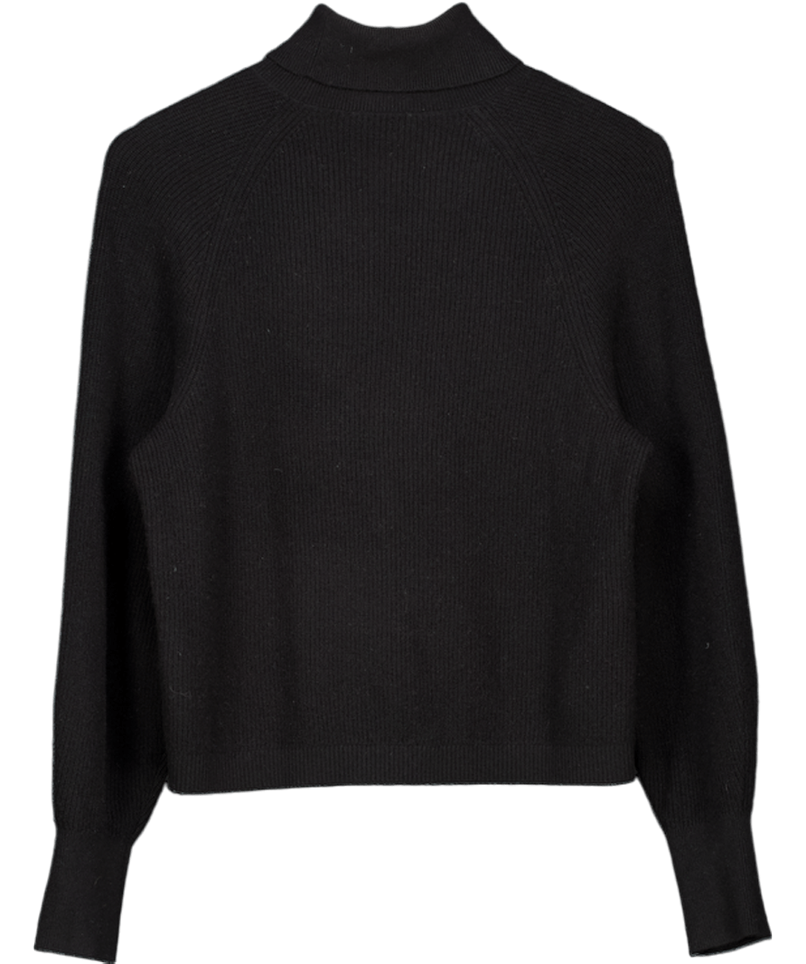 & Other Stories Black Cashmere Turtleneck Sweater UK XS - Reliked