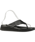 & Other Stories Black Leather Flatform Thong Sandals UK 5 EU 38 👠 - Reliked