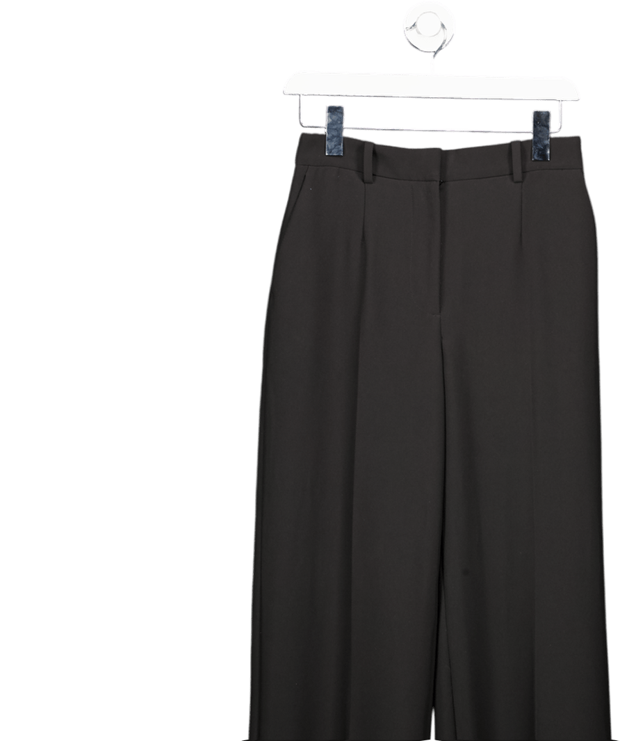 & Other Stories Black Press Crease Flared Trousers UK 6 - Reliked