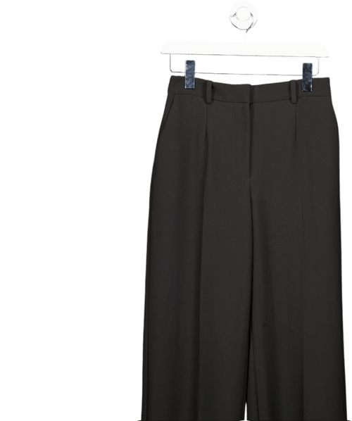 & Other Stories Black Press Crease Flared Trousers UK 6 - Reliked