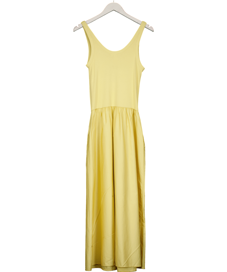 & Other Stories Butter Yellow Tank Midi Dress UK M - Reliked