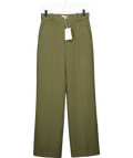 & Other Stories Khaki Green Wide Leg Trousers UK 8 - Reliked