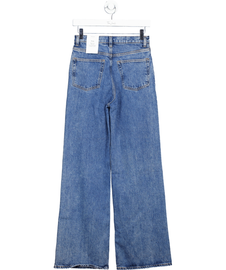 & Other Stories Mid Blue Wide Leg Jeans L32 W26 - Reliked