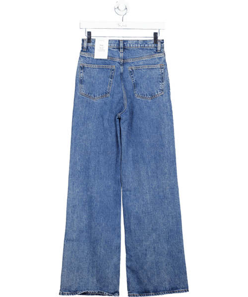& Other Stories Mid Blue Wide Leg Jeans L32 W26 - Reliked