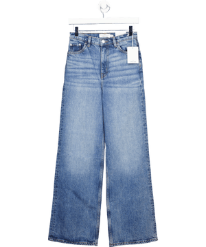 & Other Stories Mid Blue Wide Leg Jeans L32 W26